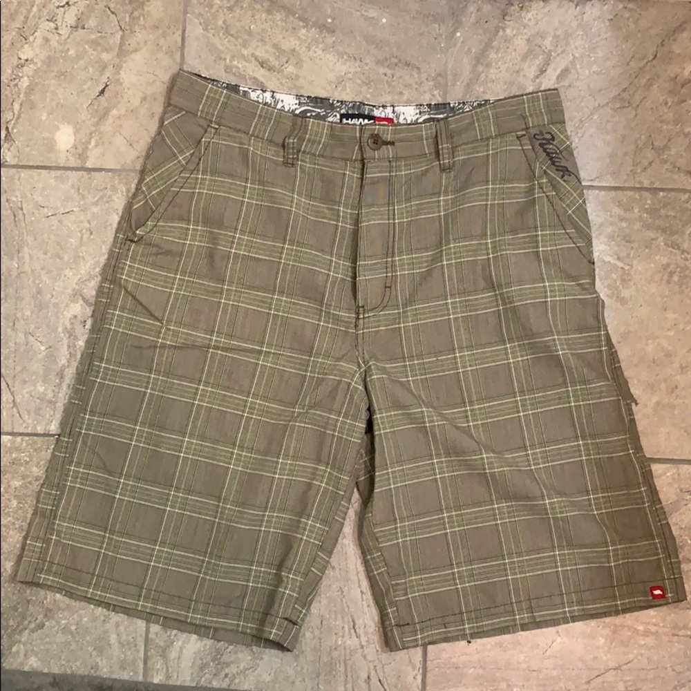 Tony Hawk brand Green plaid shorts
